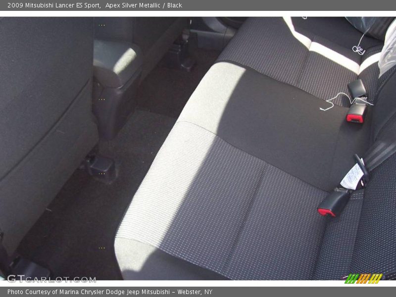 Apex Silver Metallic / Black 2009 Mitsubishi Lancer ES Sport