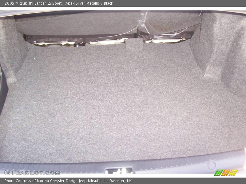 Apex Silver Metallic / Black 2009 Mitsubishi Lancer ES Sport