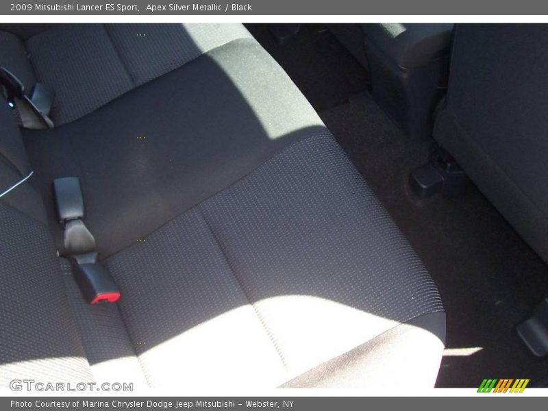 Apex Silver Metallic / Black 2009 Mitsubishi Lancer ES Sport