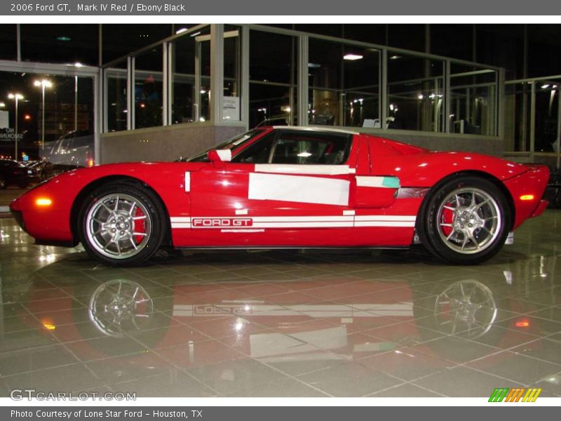 Mark IV Red / Ebony Black 2006 Ford GT