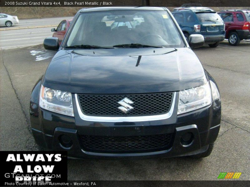 Black Pearl Metallic / Black 2008 Suzuki Grand Vitara 4x4