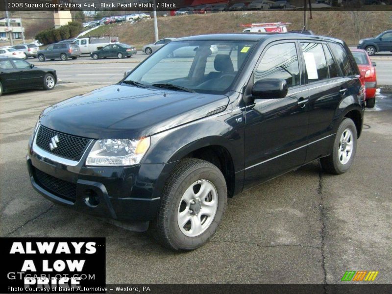 Black Pearl Metallic / Black 2008 Suzuki Grand Vitara 4x4