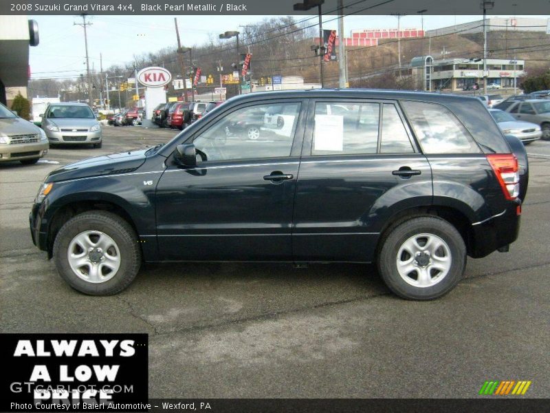 Black Pearl Metallic / Black 2008 Suzuki Grand Vitara 4x4