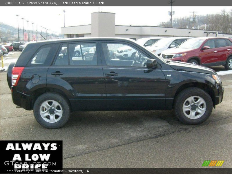 Black Pearl Metallic / Black 2008 Suzuki Grand Vitara 4x4