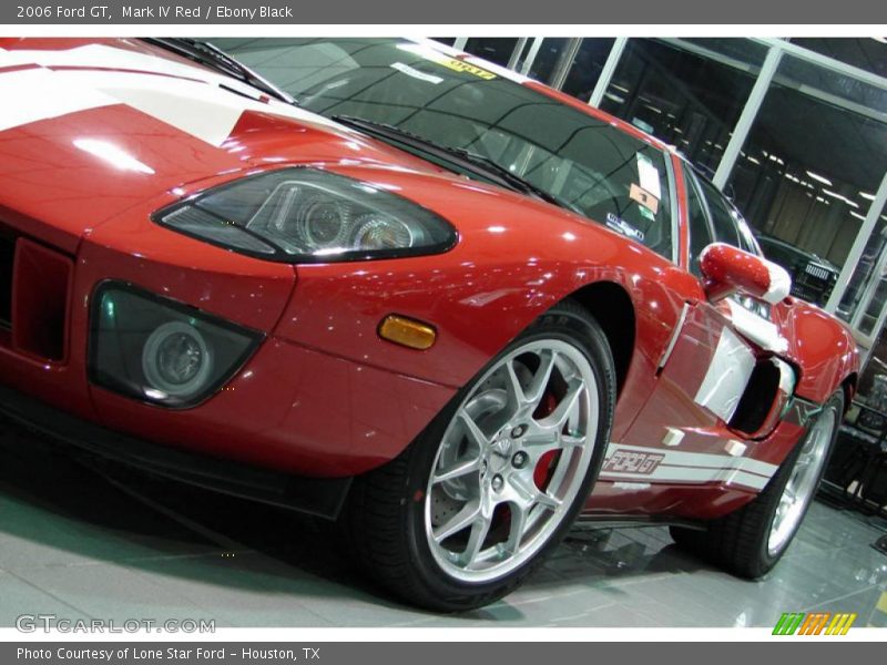 Mark IV Red / Ebony Black 2006 Ford GT