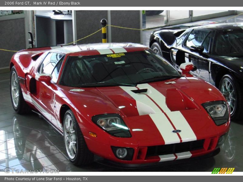 Mark IV Red / Ebony Black 2006 Ford GT