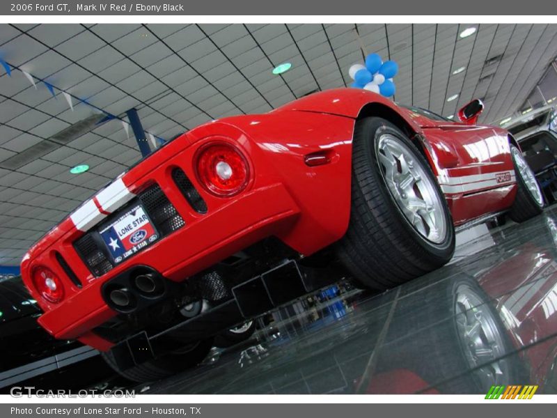 Mark IV Red / Ebony Black 2006 Ford GT