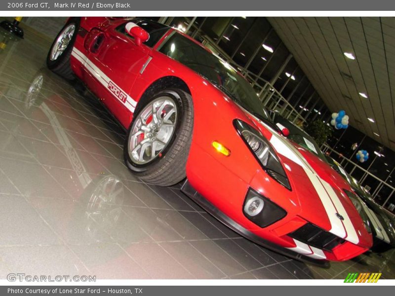Mark IV Red / Ebony Black 2006 Ford GT