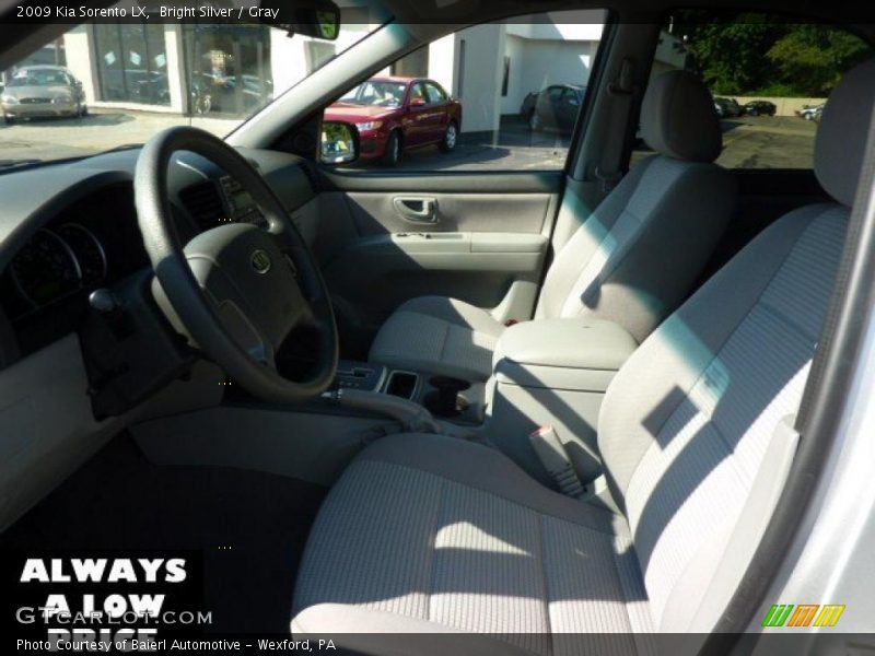Bright Silver / Gray 2009 Kia Sorento LX