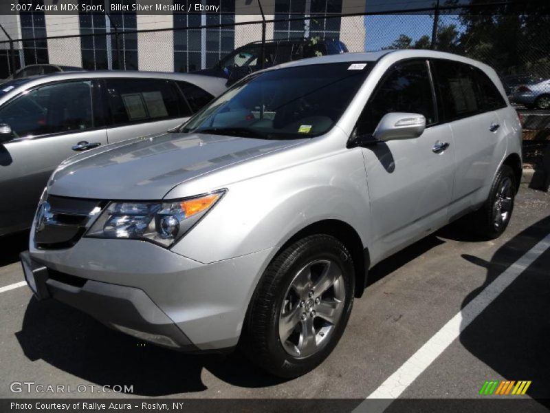 Billet Silver Metallic / Ebony 2007 Acura MDX Sport