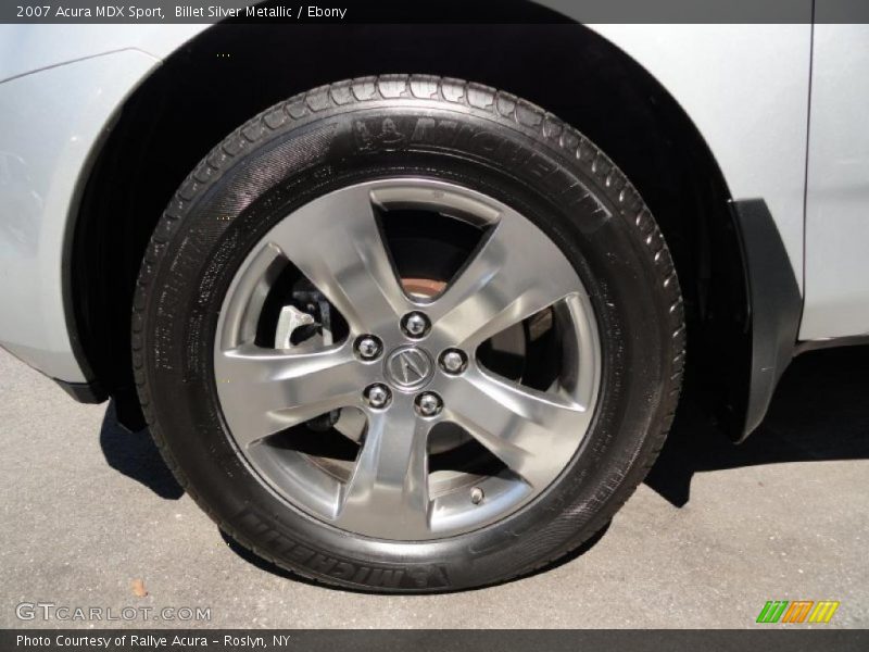 Billet Silver Metallic / Ebony 2007 Acura MDX Sport