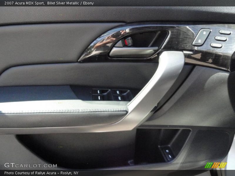 Billet Silver Metallic / Ebony 2007 Acura MDX Sport