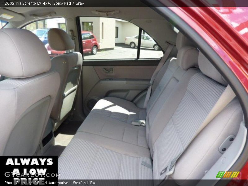 Spicy Red / Gray 2009 Kia Sorento LX 4x4