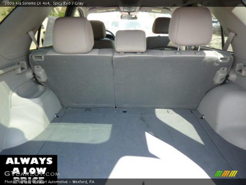 Spicy Red / Gray 2009 Kia Sorento LX 4x4