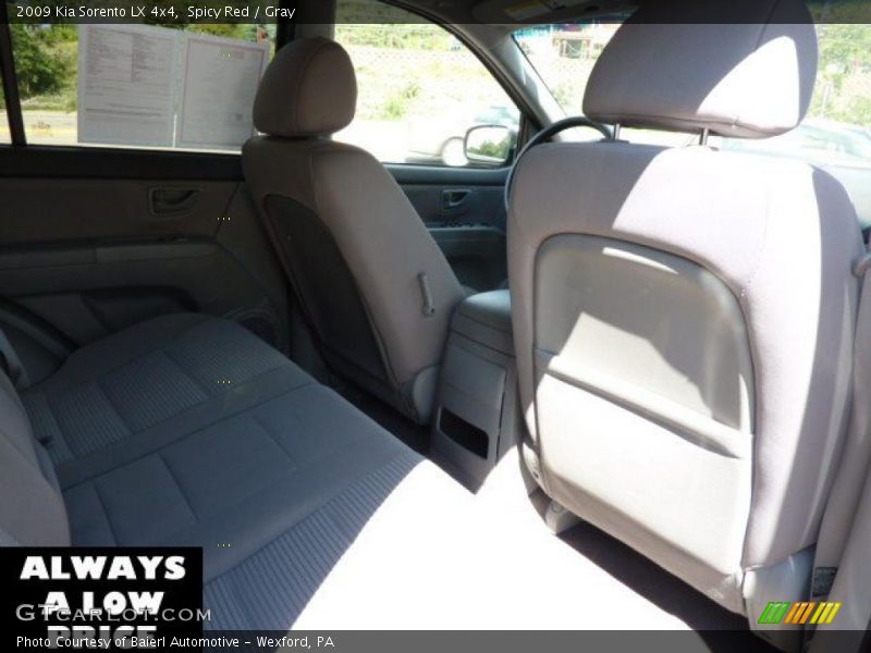 Spicy Red / Gray 2009 Kia Sorento LX 4x4