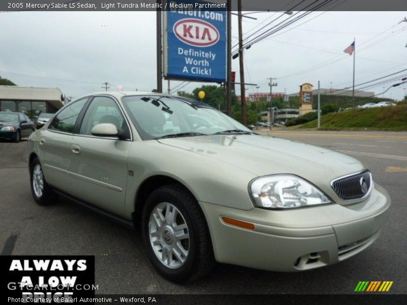 Light Tundra Metallic / Medium Parchment 2005 Mercury Sable LS Sedan