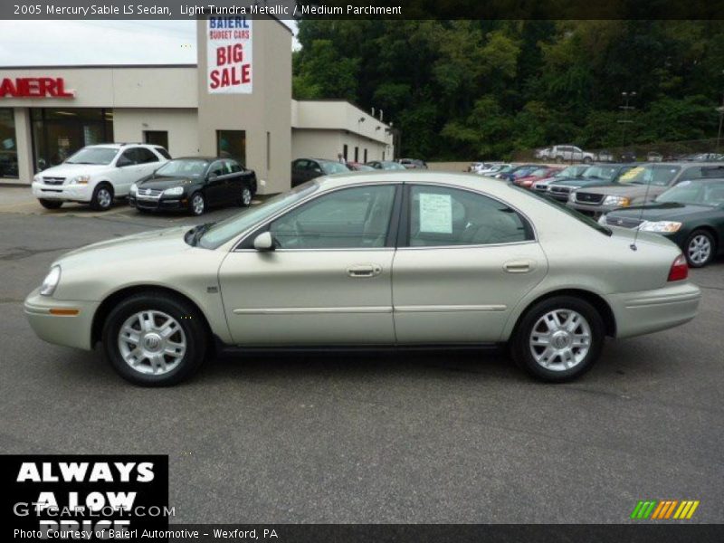 Light Tundra Metallic / Medium Parchment 2005 Mercury Sable LS Sedan