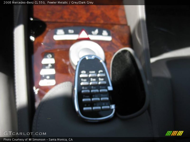 Pewter Metallic / Grey/Dark Grey 2008 Mercedes-Benz CL 550