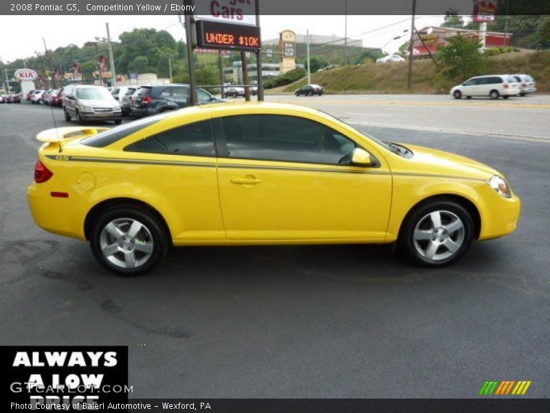 Competition Yellow / Ebony 2008 Pontiac G5