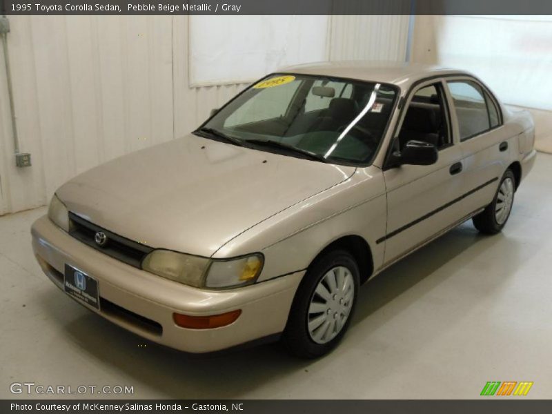 Pebble Beige Metallic / Gray 1995 Toyota Corolla Sedan
