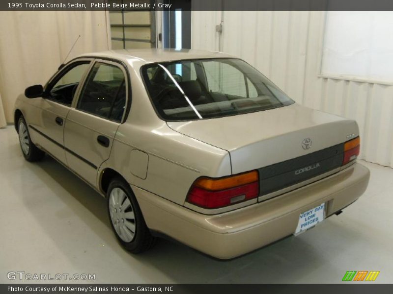 Pebble Beige Metallic / Gray 1995 Toyota Corolla Sedan