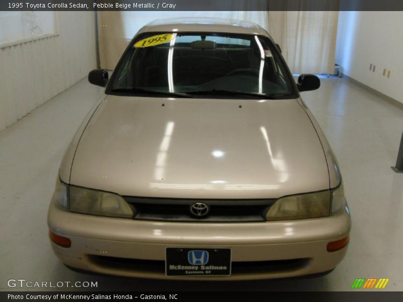 Pebble Beige Metallic / Gray 1995 Toyota Corolla Sedan