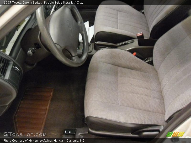 Pebble Beige Metallic / Gray 1995 Toyota Corolla Sedan