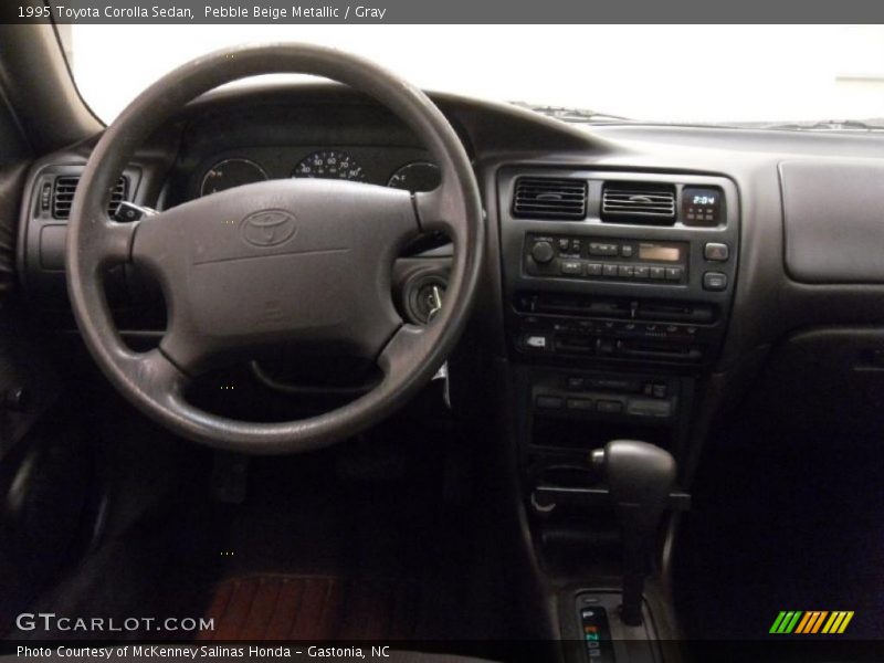 Pebble Beige Metallic / Gray 1995 Toyota Corolla Sedan