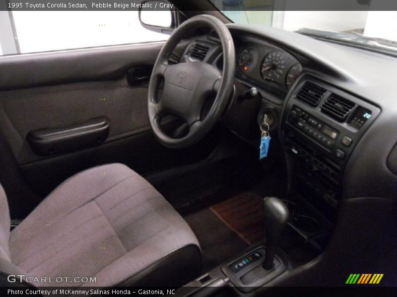 Pebble Beige Metallic / Gray 1995 Toyota Corolla Sedan
