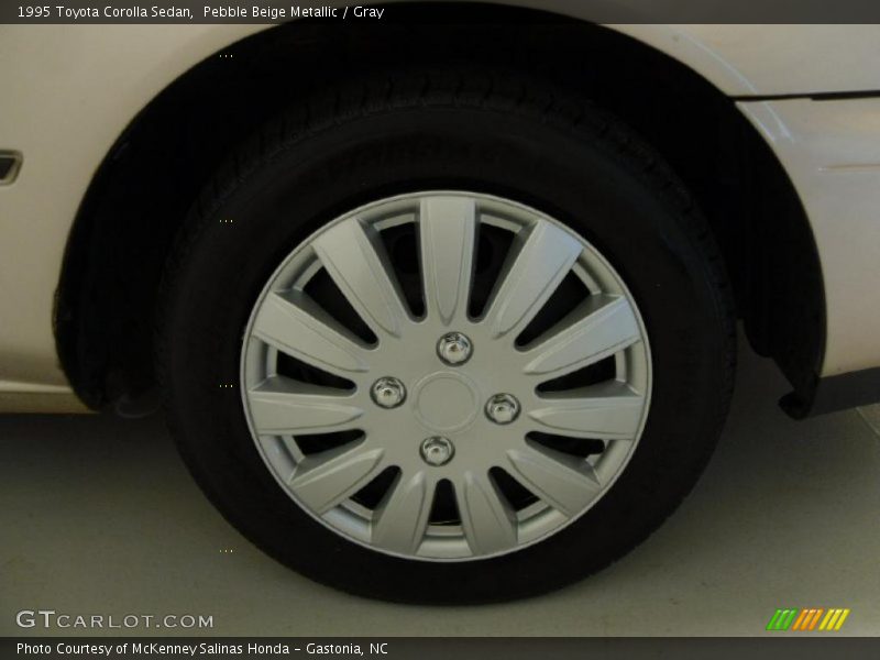Pebble Beige Metallic / Gray 1995 Toyota Corolla Sedan