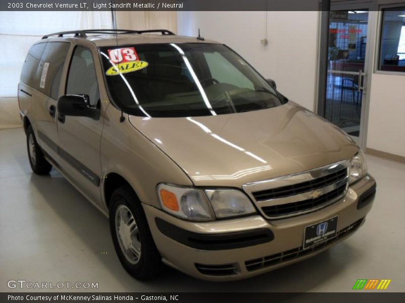 Light Sandrift Metallic / Neutral 2003 Chevrolet Venture LT