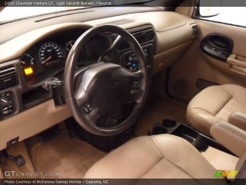Light Sandrift Metallic / Neutral 2003 Chevrolet Venture LT