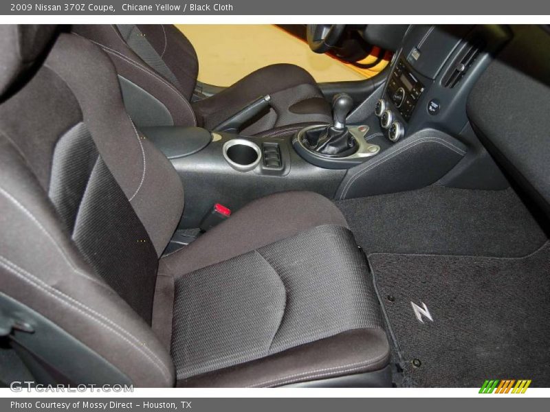 Chicane Yellow / Black Cloth 2009 Nissan 370Z Coupe