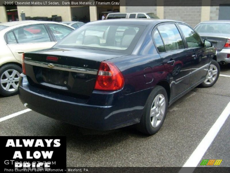 Dark Blue Metallic / Titanium Gray 2006 Chevrolet Malibu LT Sedan