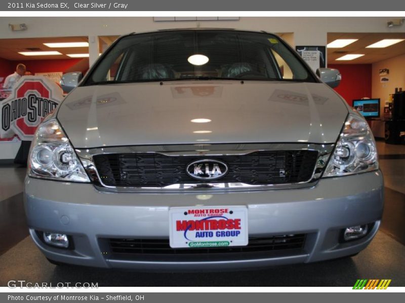 Clear Silver / Gray 2011 Kia Sedona EX