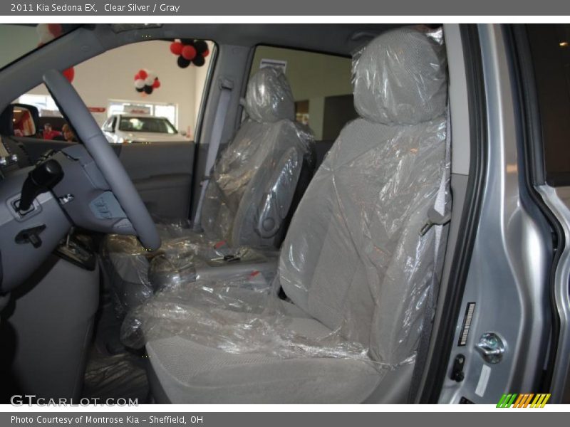Clear Silver / Gray 2011 Kia Sedona EX