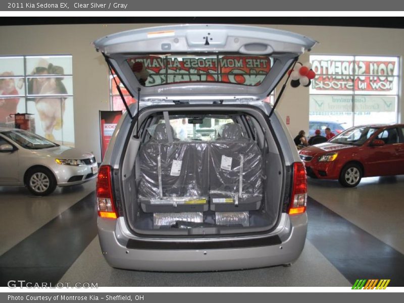 Clear Silver / Gray 2011 Kia Sedona EX