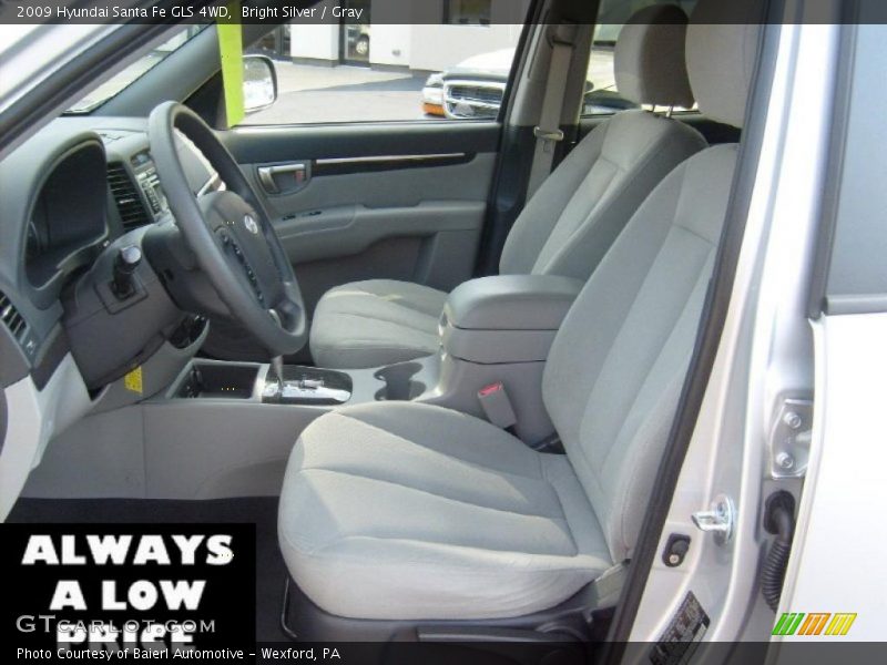 Bright Silver / Gray 2009 Hyundai Santa Fe GLS 4WD