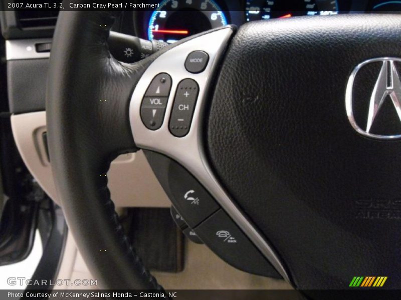 Carbon Gray Pearl / Parchment 2007 Acura TL 3.2