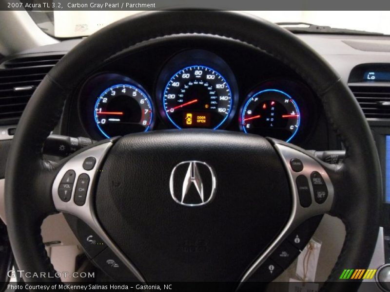 Carbon Gray Pearl / Parchment 2007 Acura TL 3.2