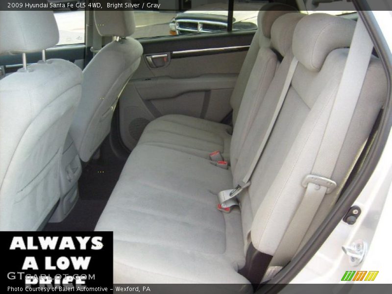 Bright Silver / Gray 2009 Hyundai Santa Fe GLS 4WD