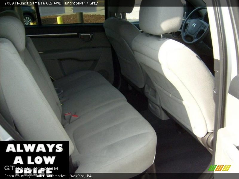 Bright Silver / Gray 2009 Hyundai Santa Fe GLS 4WD