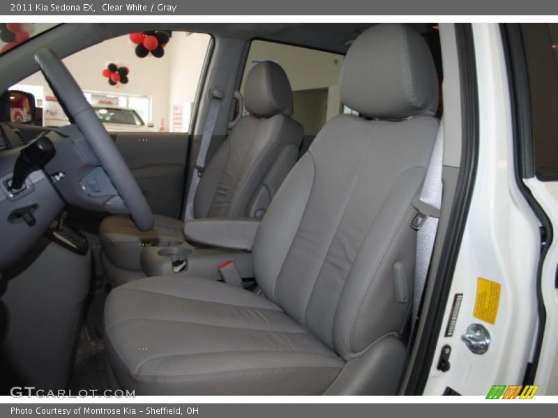 Clear White / Gray 2011 Kia Sedona EX