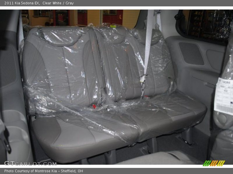 Clear White / Gray 2011 Kia Sedona EX