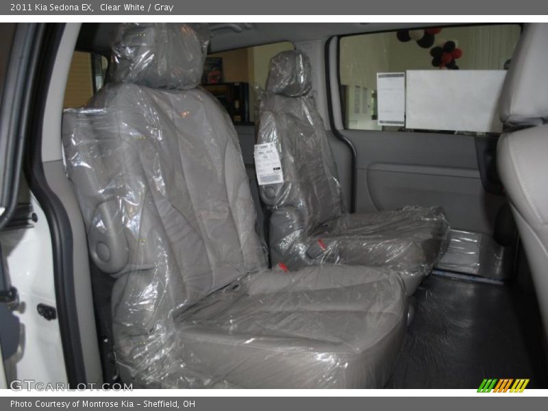 Clear White / Gray 2011 Kia Sedona EX