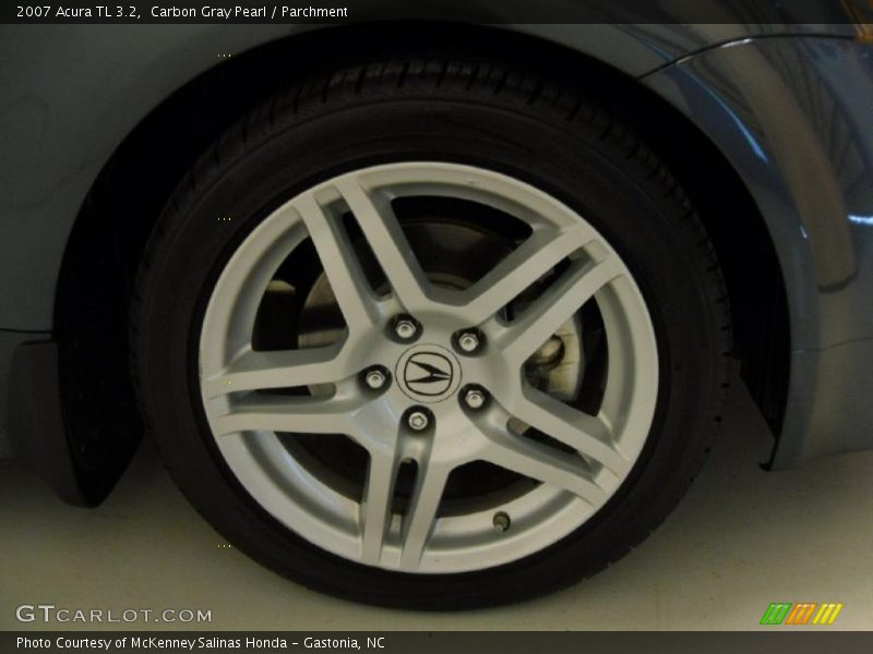 Carbon Gray Pearl / Parchment 2007 Acura TL 3.2