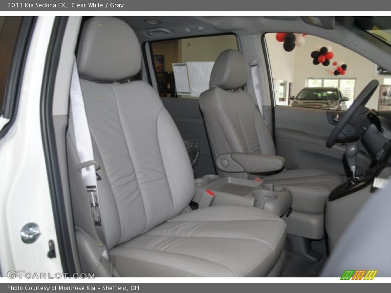 Clear White / Gray 2011 Kia Sedona EX