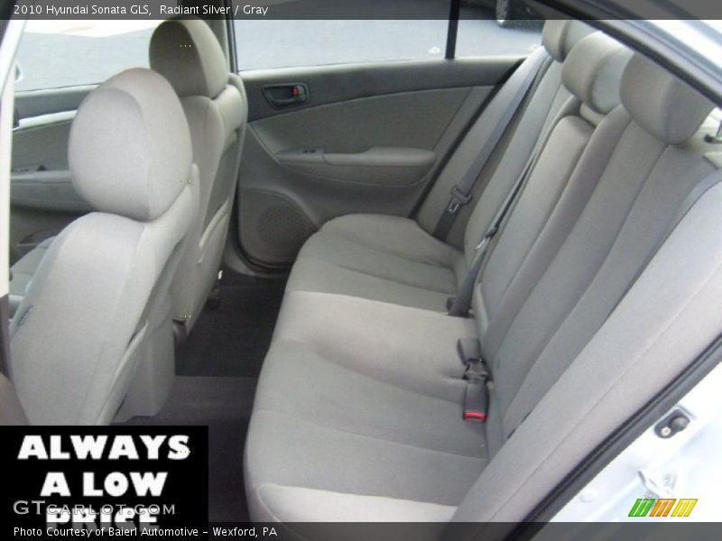 Radiant Silver / Gray 2010 Hyundai Sonata GLS