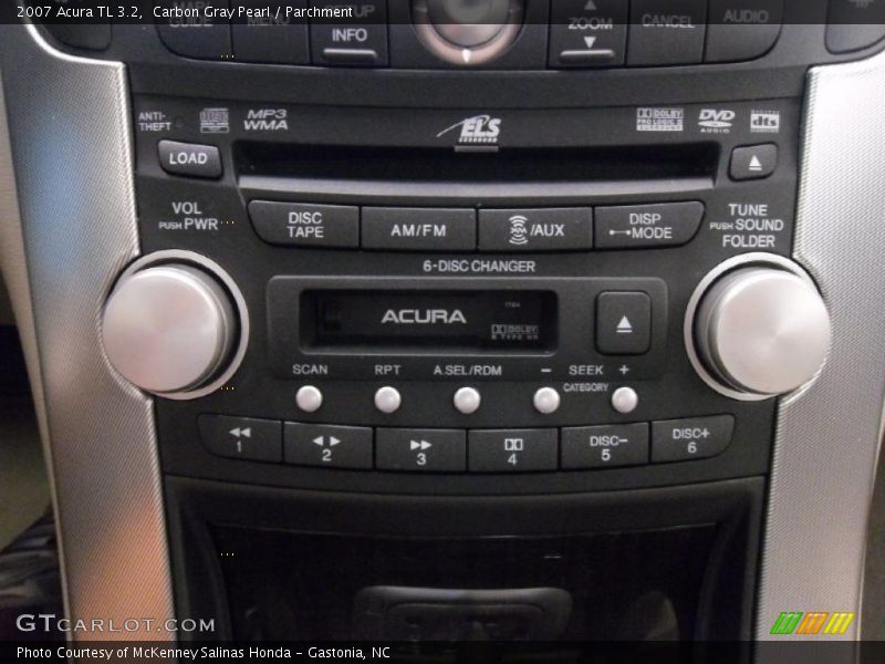 Carbon Gray Pearl / Parchment 2007 Acura TL 3.2