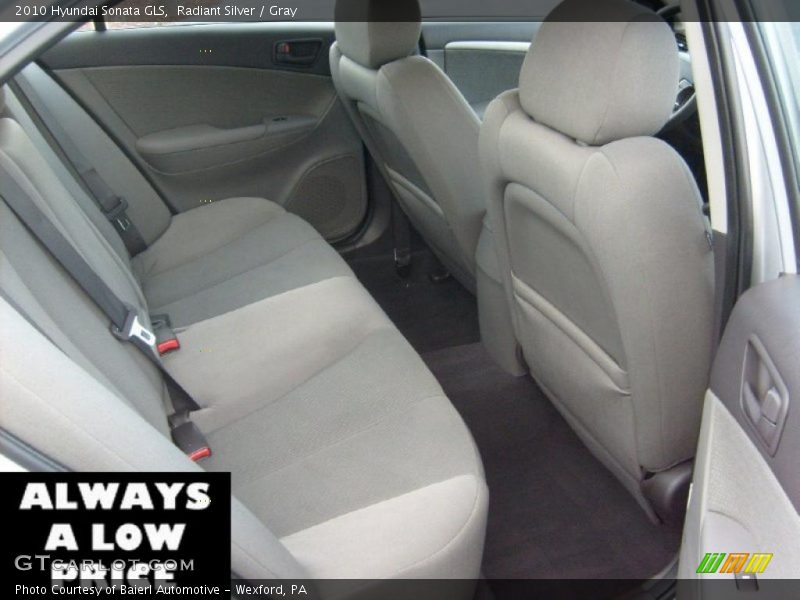 Radiant Silver / Gray 2010 Hyundai Sonata GLS